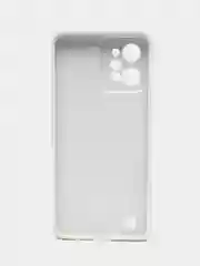 Белый чехол для Realme C31 (Реалми С31), пластиковый, глянцевый, под стекло