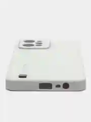Белый чехол для Realme C31 (Реалми С31), пластиковый, глянцевый, под стекло