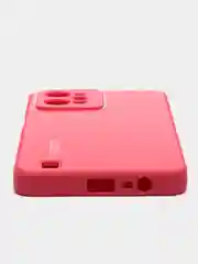 Тёмно-розовый чехол для Realme C31 (Реалми С31), пластиковый, глянцевый, под стекло