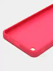 Тёмно-розовый чехол для Realme C31 (Реалми С31), пластиковый, глянцевый, под стекло