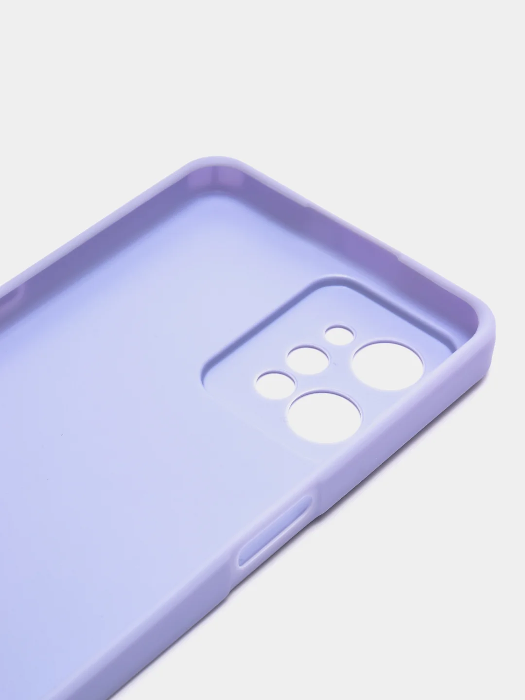 Лавандовый чехол для Realme C31 (Реалми С31), пластиковый, глянцевый, под стекло