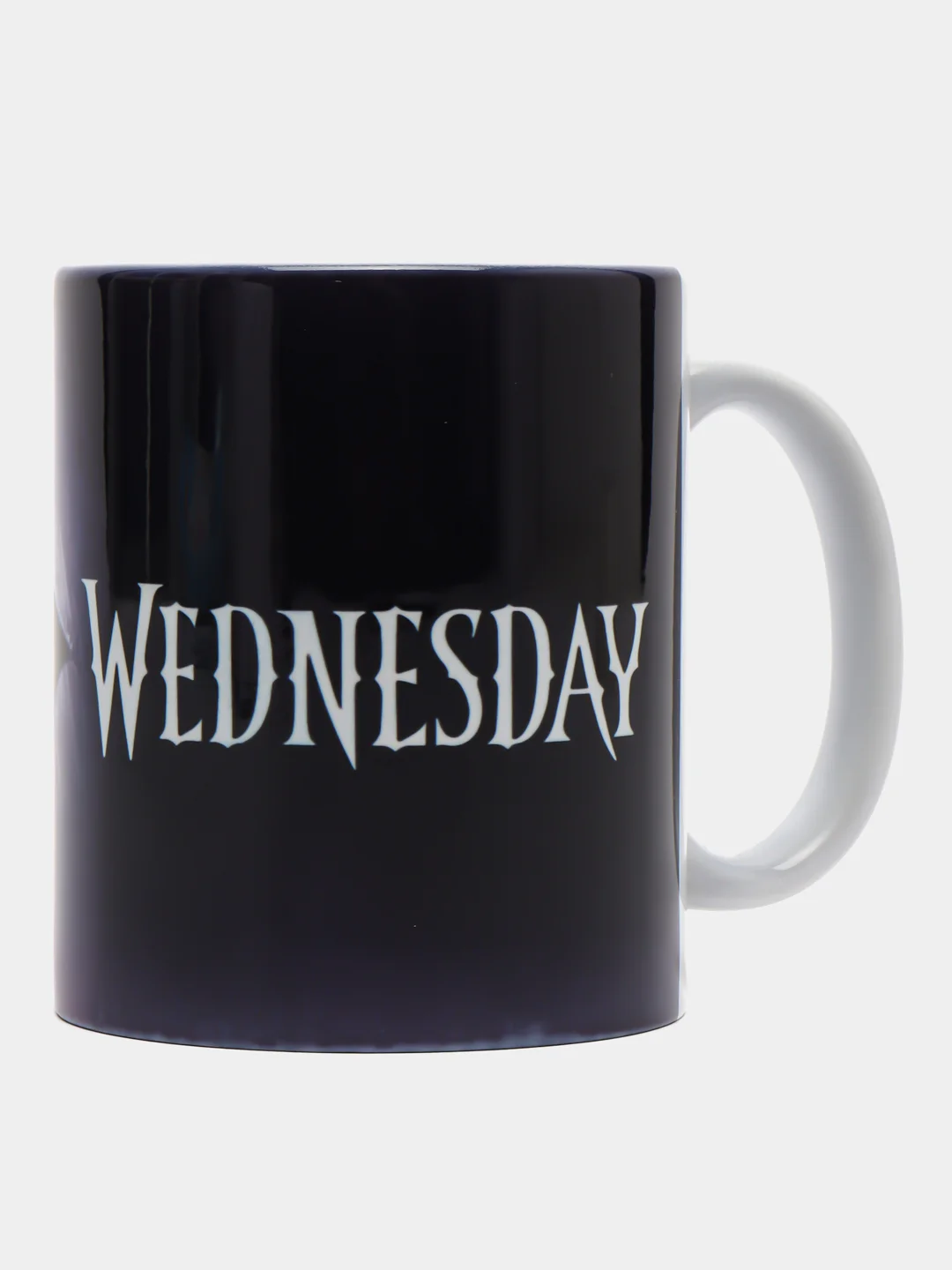 Фиолетовый кружка сувенирная с принтом "Wednesday"