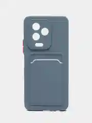 Чехол Infinix NOTE 12 2023 NOTE 12 PRO 4G Ноут 12 Про с карманом для карт, прозрачный