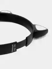 Черный беспроводные наушники светящиеся ушки кошки MZ-P47 Bluetooth 5.0 с микрофоном, FM SD Mp3