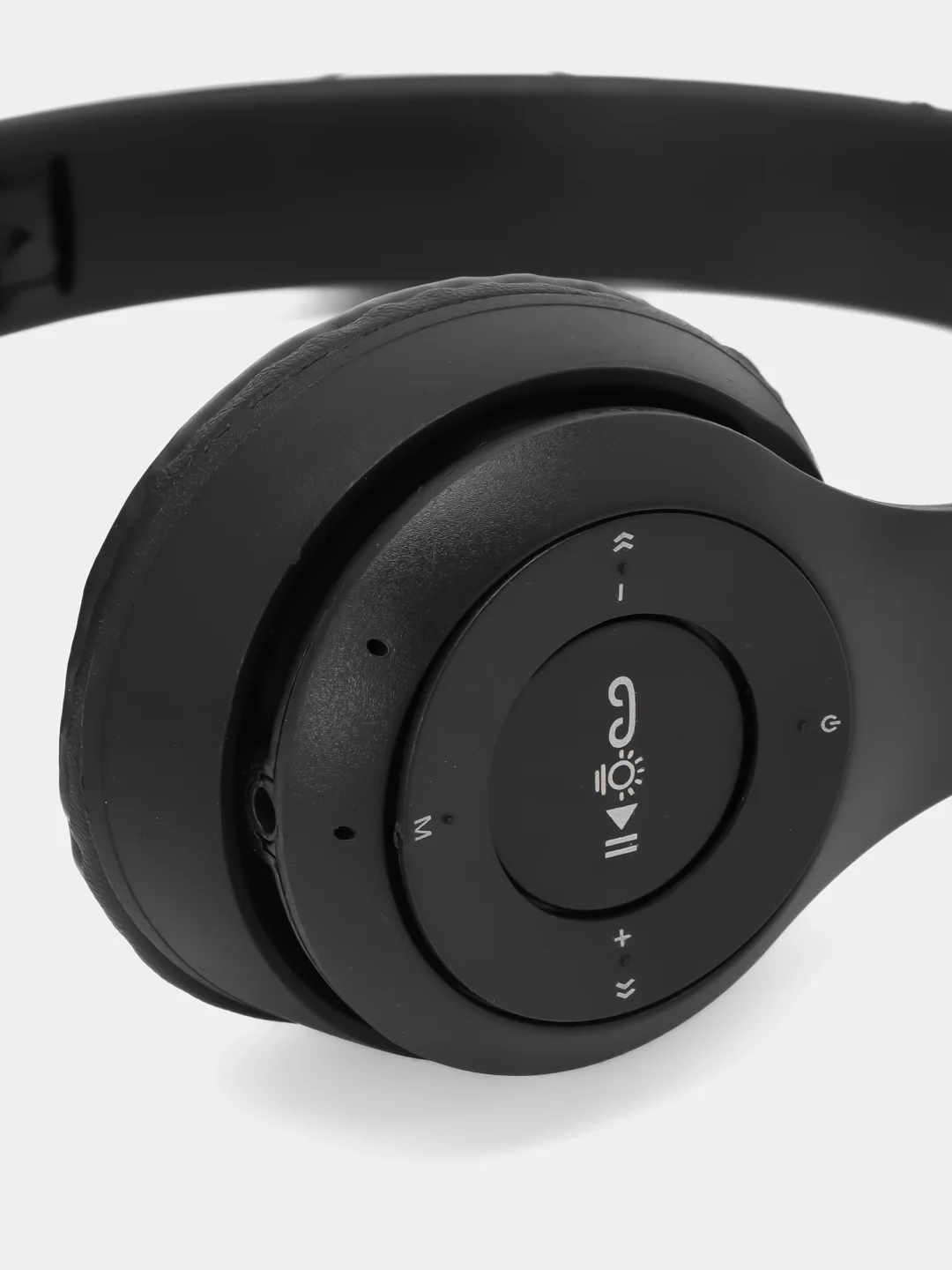 Черный беспроводные наушники светящиеся ушки кошки MZ-P47 Bluetooth 5.0 с микрофоном, FM SD Mp3