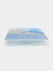 Голубой чехол на Samsung Galaxy A53 5G / Галакси А53 5G прозрачный, с рисунком, защита камеры