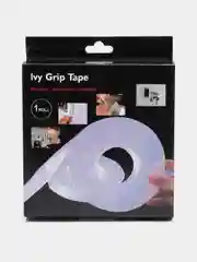 Клейкая лента многоразовая двусторонняя Ivy Grip Tape / прозрачный скотч - 1м, 3м