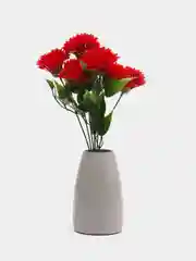 Бежевый искусственные цветы. Хризантема (пластиковый букет). Композиция. 350 мм
