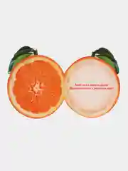 Алый мини открытка. Апелсин. Удачи. Размер: 8 *10 см