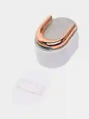 Серый держатель для фена настенный, с подставкой под расчески и другие аксессуары