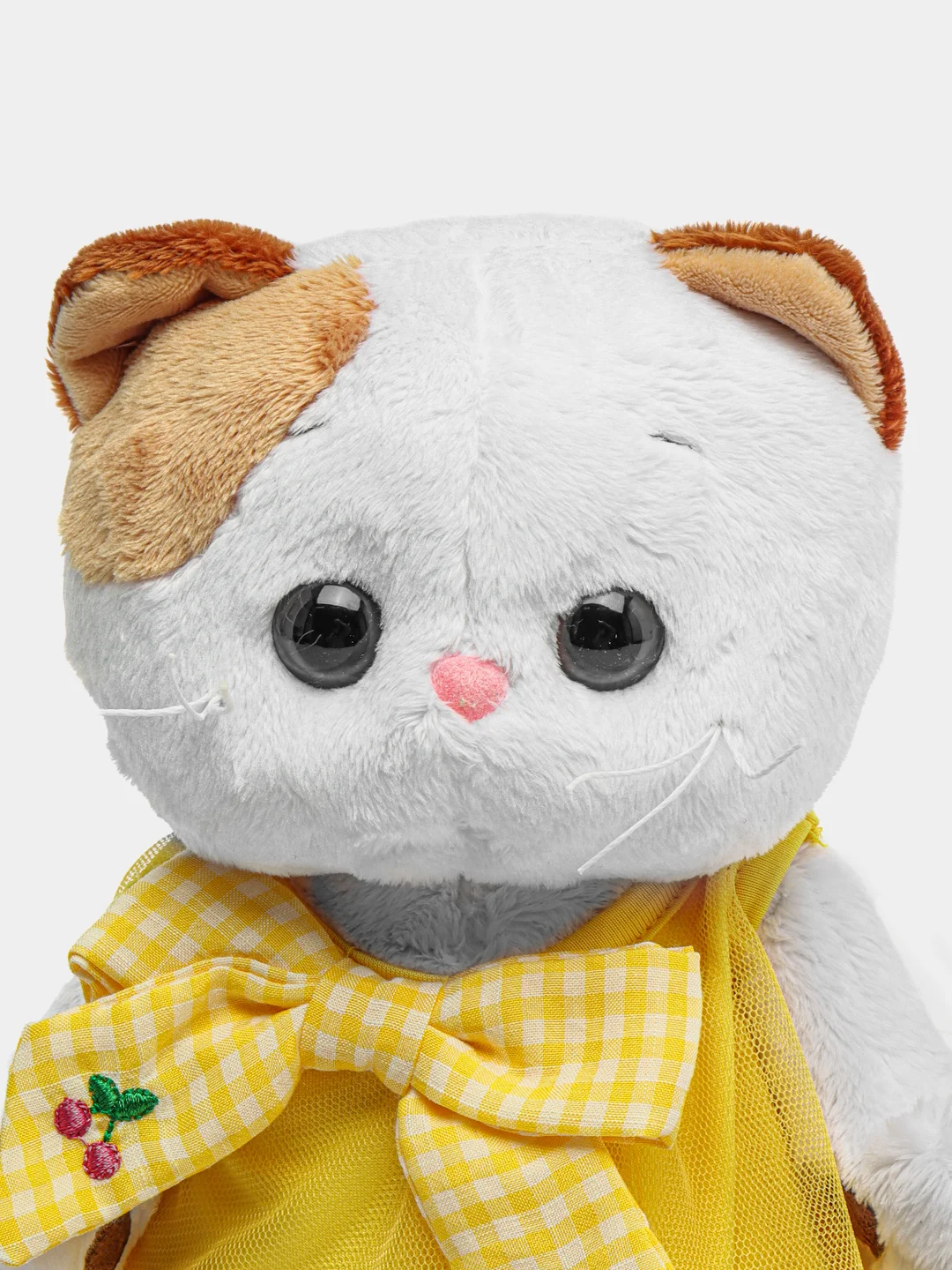 Мягкая игрушка "Кошечка Ли-Ли", в желтом платье с бантом, 24 см, Budi Basa