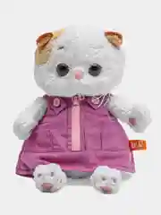 Мягкая игрушка Budi Basa "Кошечка Ли-Ли baby", в вельветовом сарафане, 20 см