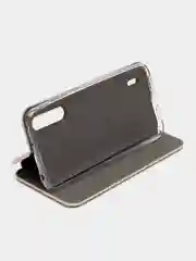 Золотой чехол-книжка для Xiaomi Mi 9 Lite/Mi CC9/Mi9lite/Mi 9lite (Сяоми Ми 9 лайт), экокожа