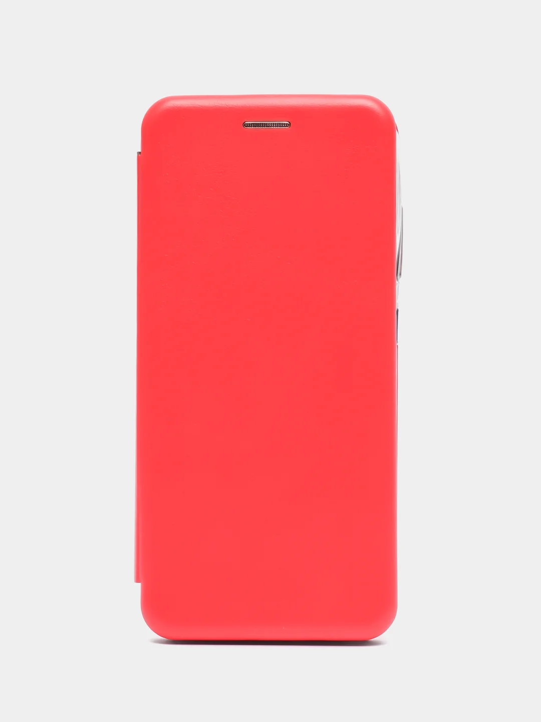 Красный чехол-книжка для Samsung S21 FE / S 21 FE / S21FE, экокожа