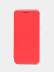 Красный чехол-книжка для Samsung S21 FE / S 21 FE / S21FE, экокожа