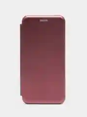 Бордовый чехол-книжка Huawei Honor 9 Lite, Хуавей Хонор 9 лайт, 9Lite, 9 лайт, экокожа