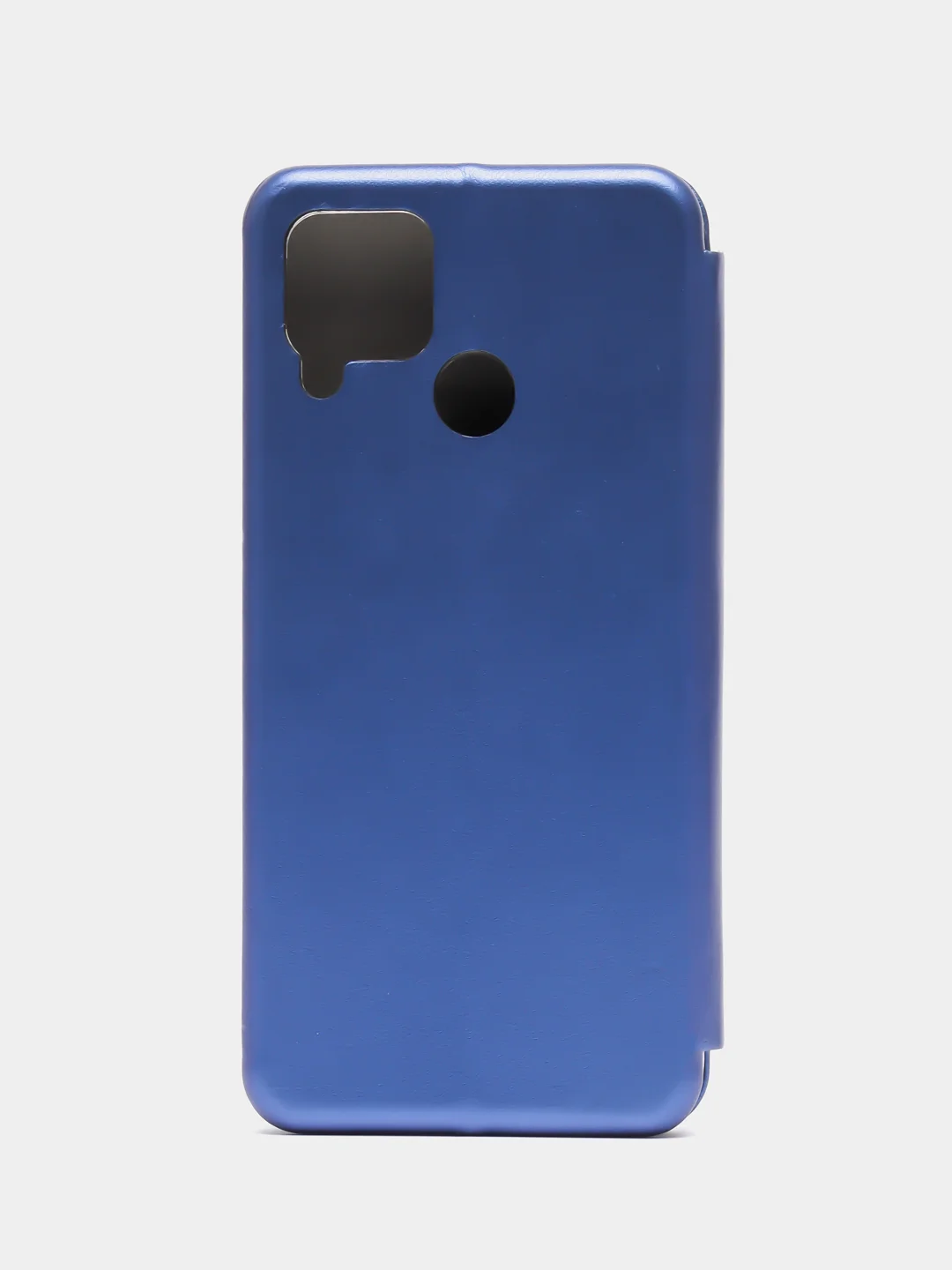 Синий чехол-книжка для Realme C 25/C25 (Реалми С 25/C25), экокожа
