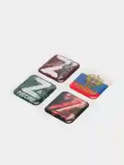 Синий 3d наклейки-стикеры для телефона, король и шут