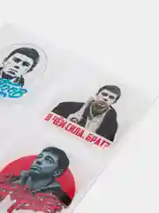 Зеленый 3d наклейки-стикеры для телефона, король и шут