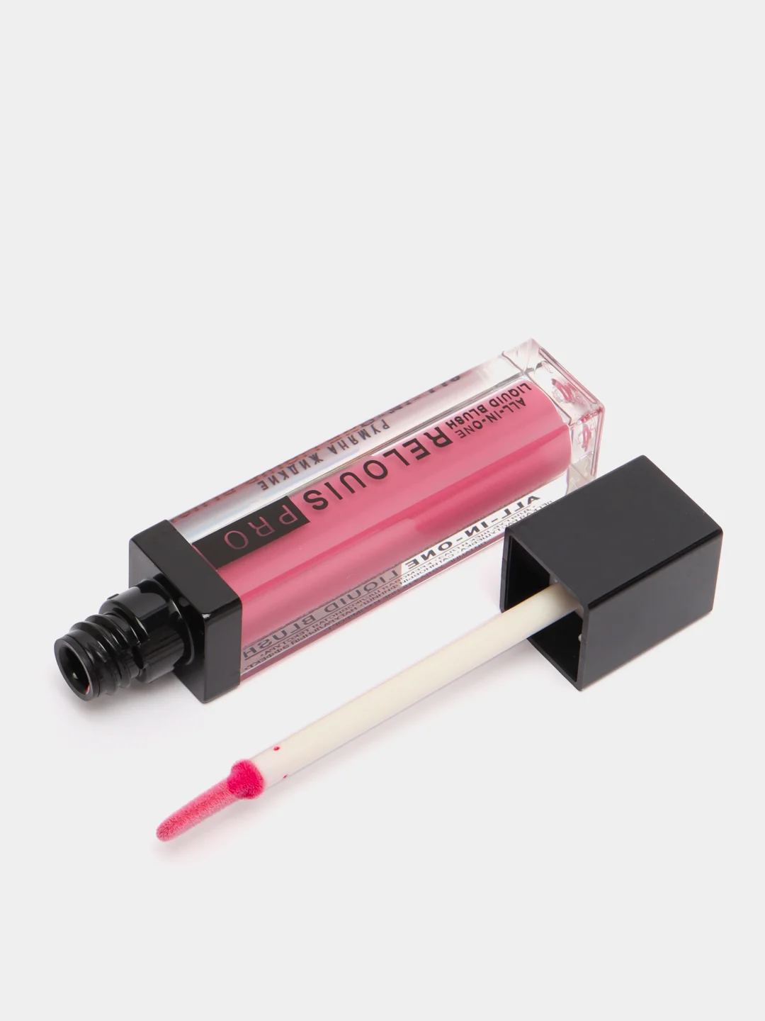 Розовый румяна жидкие Relouis (Релуи) PRO All-In-One Liquid Blush, кремовые, 3,5 г