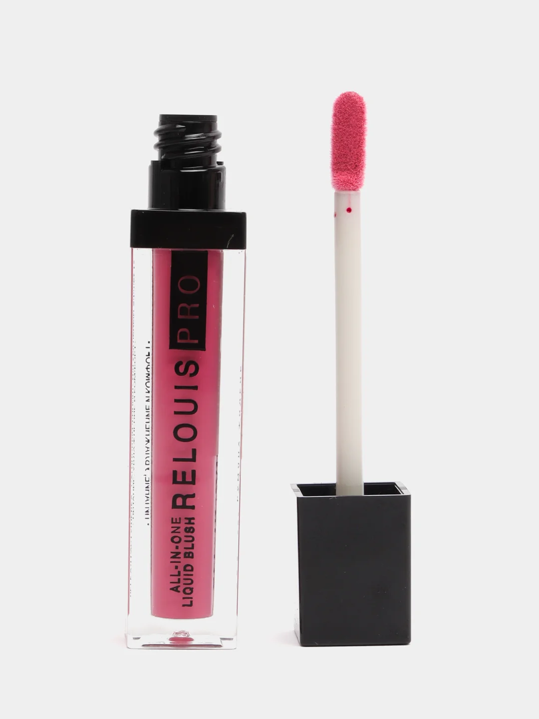 Розовый румяна жидкие Relouis (Релуи) PRO All-In-One Liquid Blush, кремовые, 3,5 г