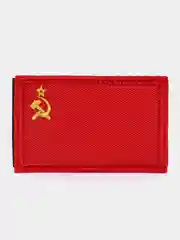 Хаки шеврон нашивка "Флаг СССР" на липучке