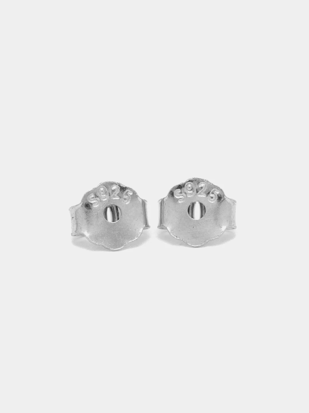 Серебряный фиксатор-заглушка, из серебра 925 пробы