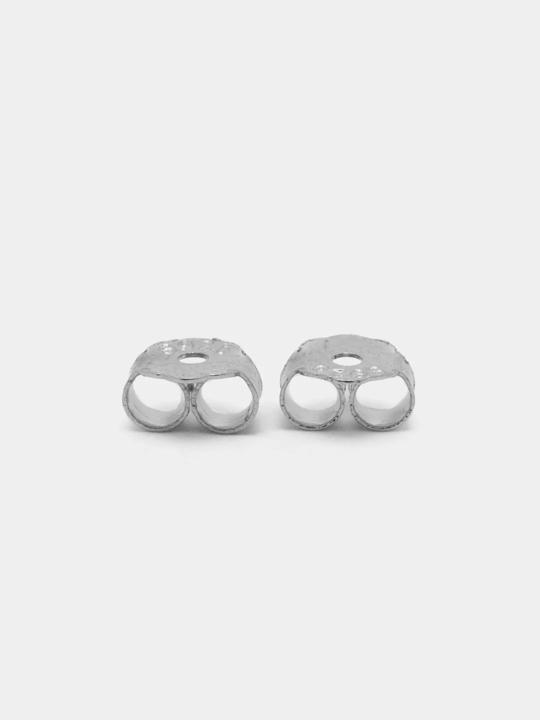 Серебряный фиксатор-заглушка, из серебра 925 пробы