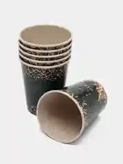 Зеленый посуда бумажная "С Днём рождения"