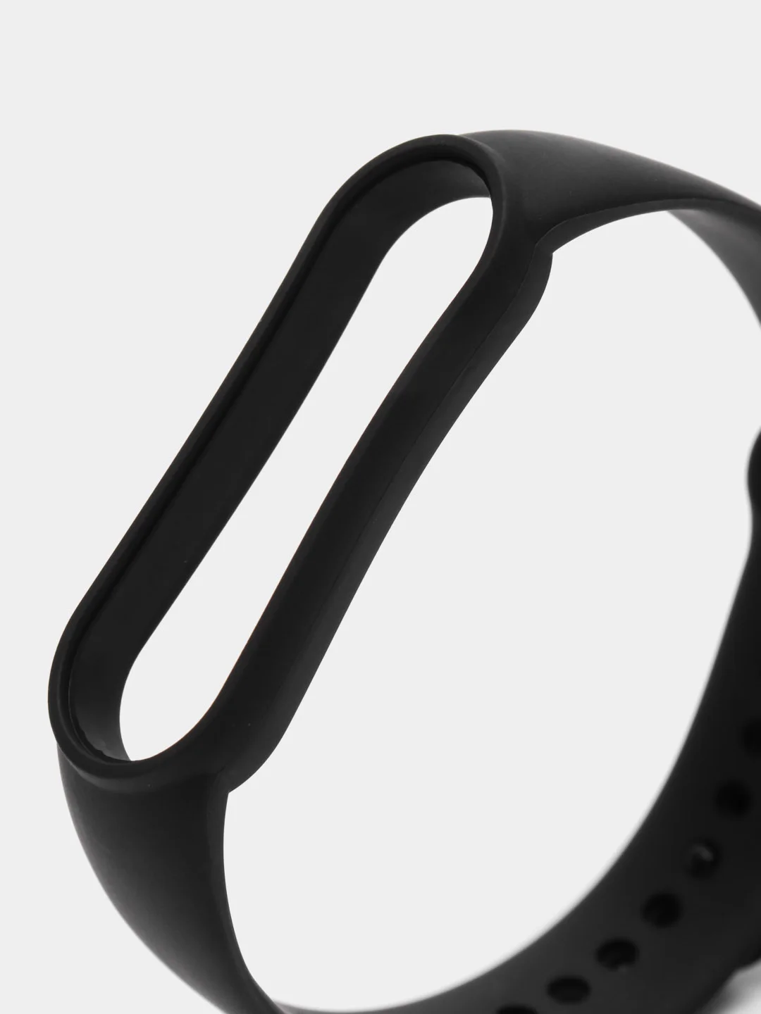 Черный силиконовый ремешок Xiaomi Mi Band 5,6