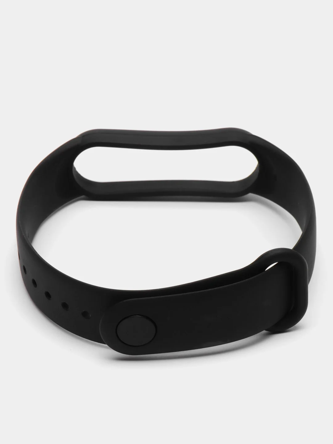 Черный силиконовый ремешок Xiaomi Mi Band 5,6