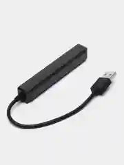 USB-концентратор USB 2.0 на 4 порта / HUB разветвитель KIN KY-161 на 4 USB цвет черный