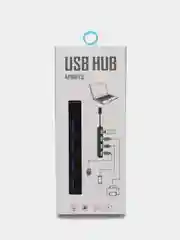 USB-концентратор USB 2.0 на 4 порта / HUB разветвитель KIN KY-161 на 4 USB цвет черный
