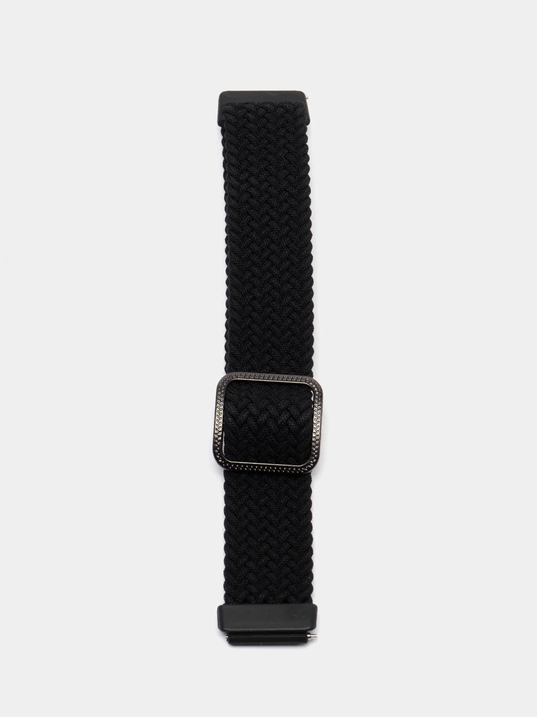 Черный ремешок для Honor Band 7 / Huawei Band 7, нейлоновый, плетеный