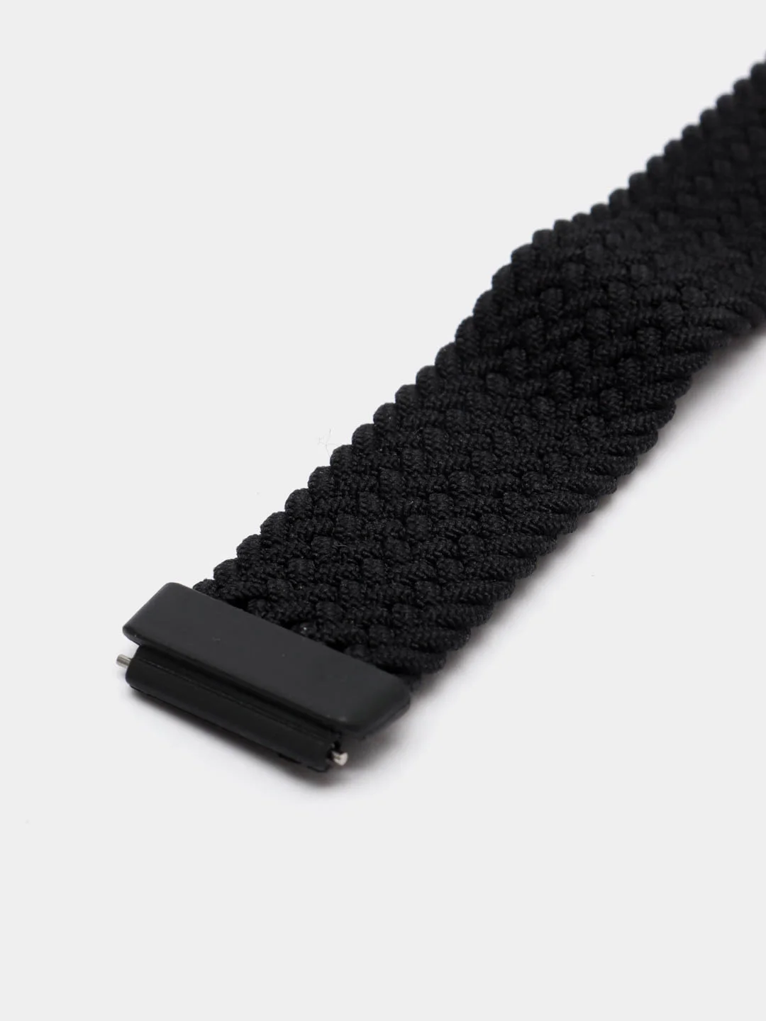 Черный ремешок для Honor Band 7 / Huawei Band 7, нейлоновый, плетеный