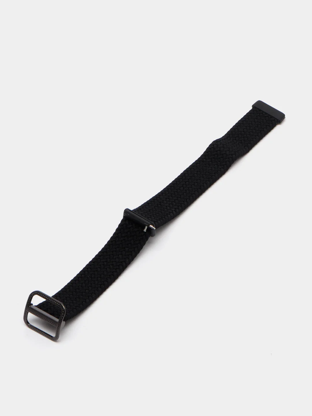Черный ремешок для Honor Band 7 / Huawei Band 7, нейлоновый, плетеный