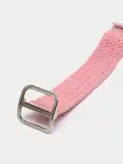 Розовый ремешок для Honor Band 7 / Huawei Band 7, нейлоновый, плетеный