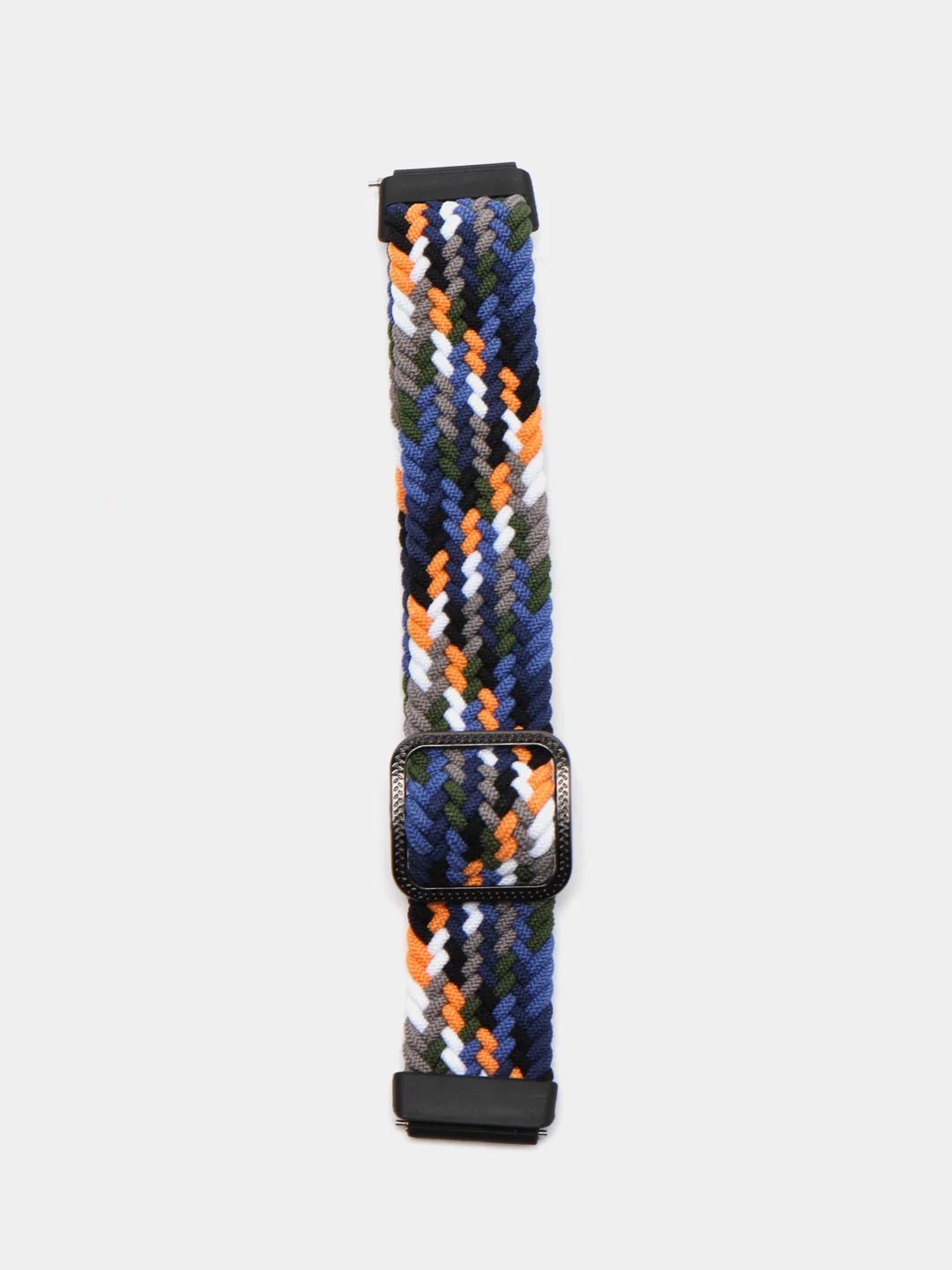 Синий меланж ремешок для Honor Band 7 / Huawei Band 7, нейлоновый, плетеный