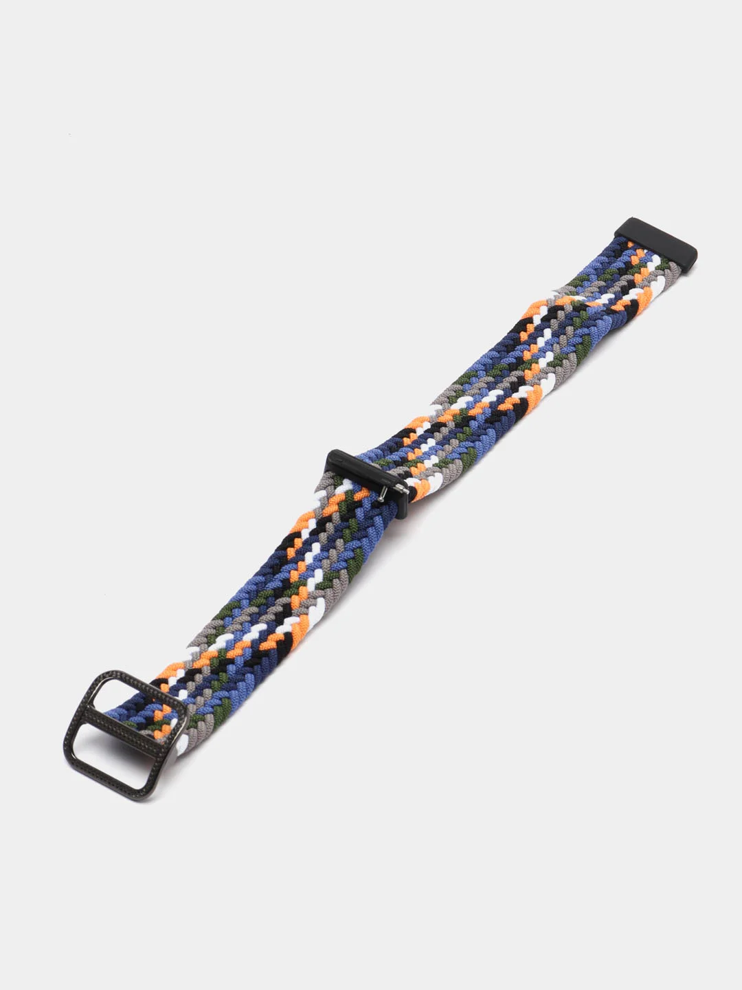 Синий меланж ремешок для Honor Band 7 / Huawei Band 7, нейлоновый, плетеный