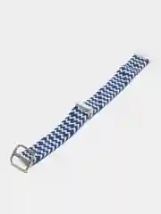Голубой ремешок для Honor Band 7 / Huawei Band 7, нейлоновый, плетеный