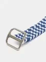 Голубой ремешок для Honor Band 7 / Huawei Band 7, нейлоновый, плетеный