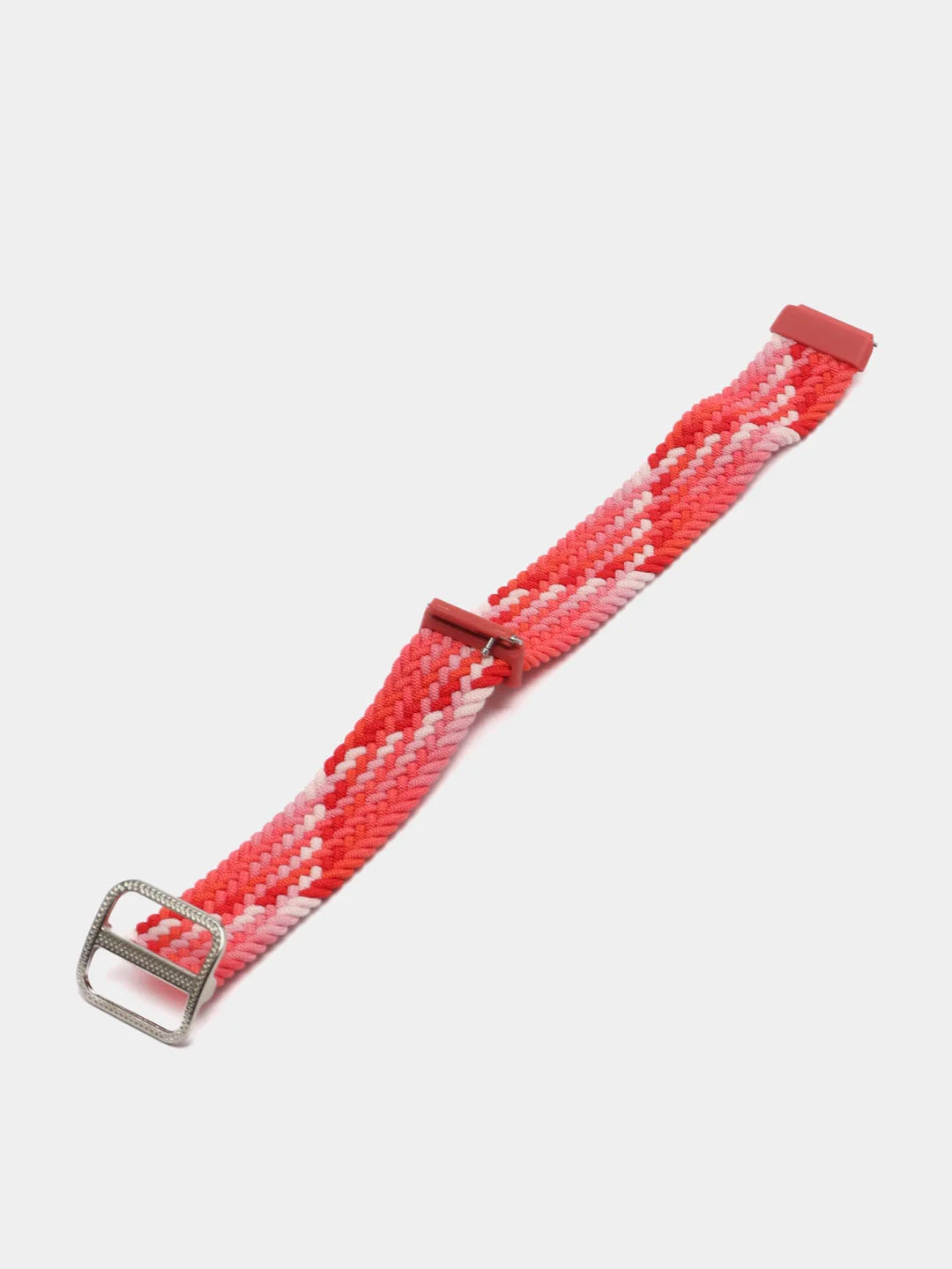 Кораллово-розовый ремешок для Honor Band 7 / Huawei Band 7, нейлоновый, плетеный