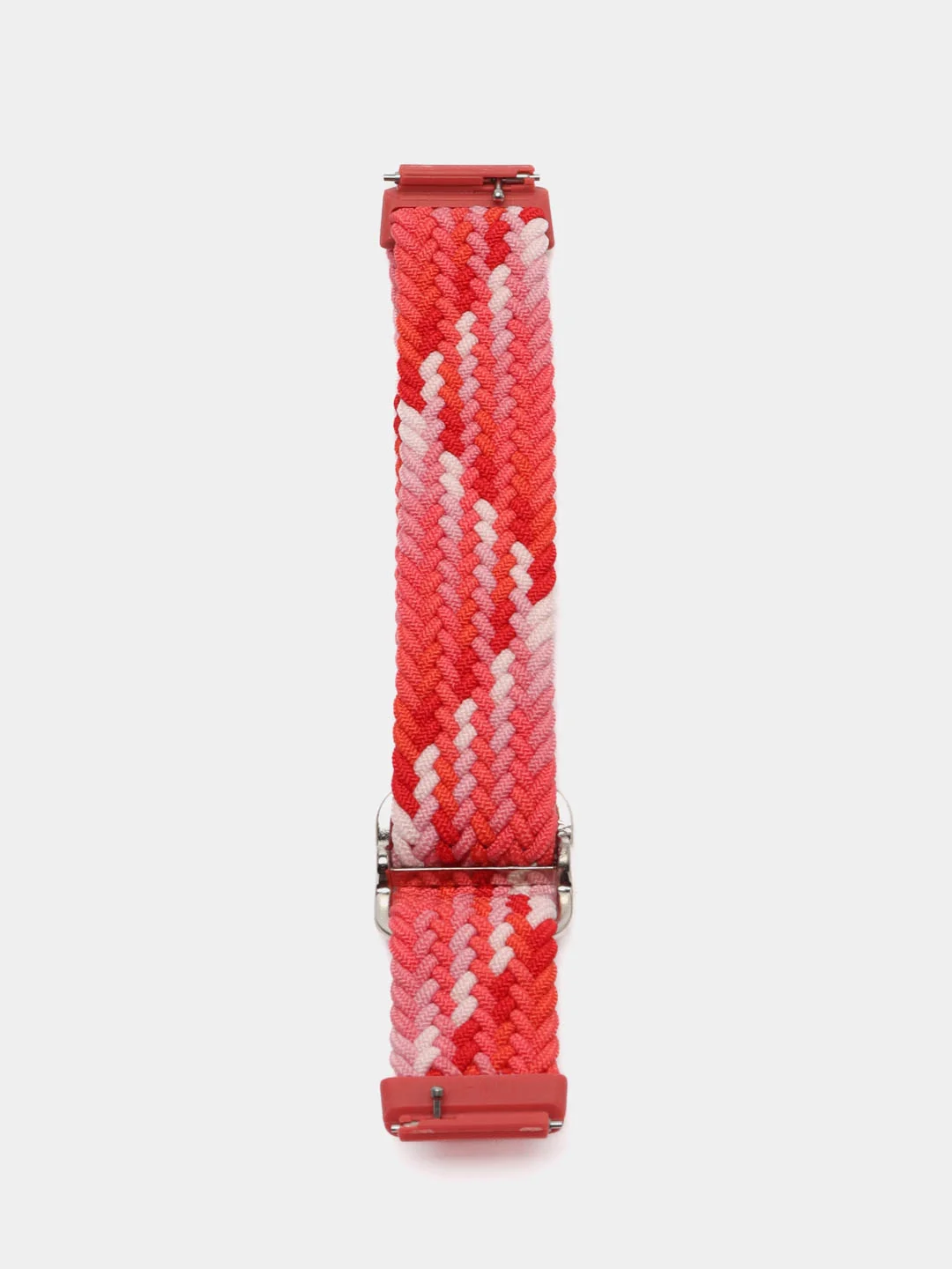 Кораллово-розовый ремешок для Honor Band 7 / Huawei Band 7, нейлоновый, плетеный