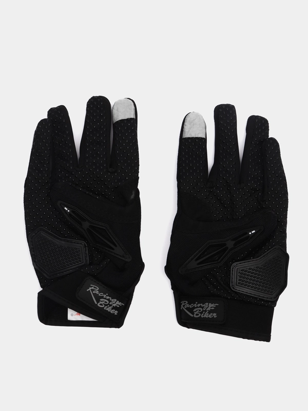 Перчатки Racing Biker SC33, размер L, сенсорные, черные