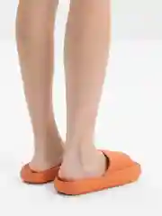 Оранжевый сланцы, шлепанцы женские