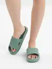 Бирюзовый сланцы, шлепанцы женские