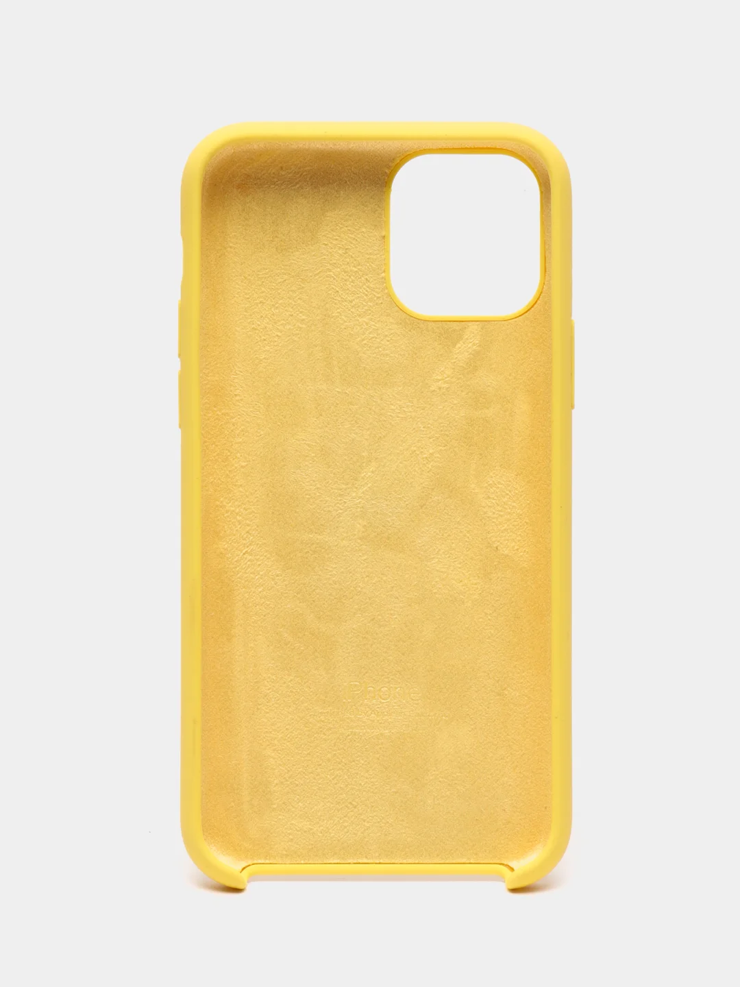Желтый чехол Silicone Case для iPhone 11 Pro