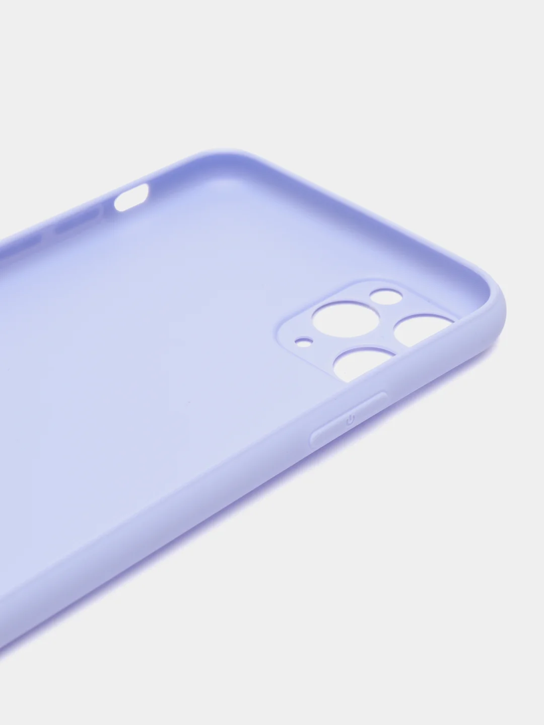 Лавандовый чехол для iPhone 11 Pro Max с защитой камеры