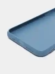 Синий меланж чехол для iPhone 11 Pro с защитой камеры