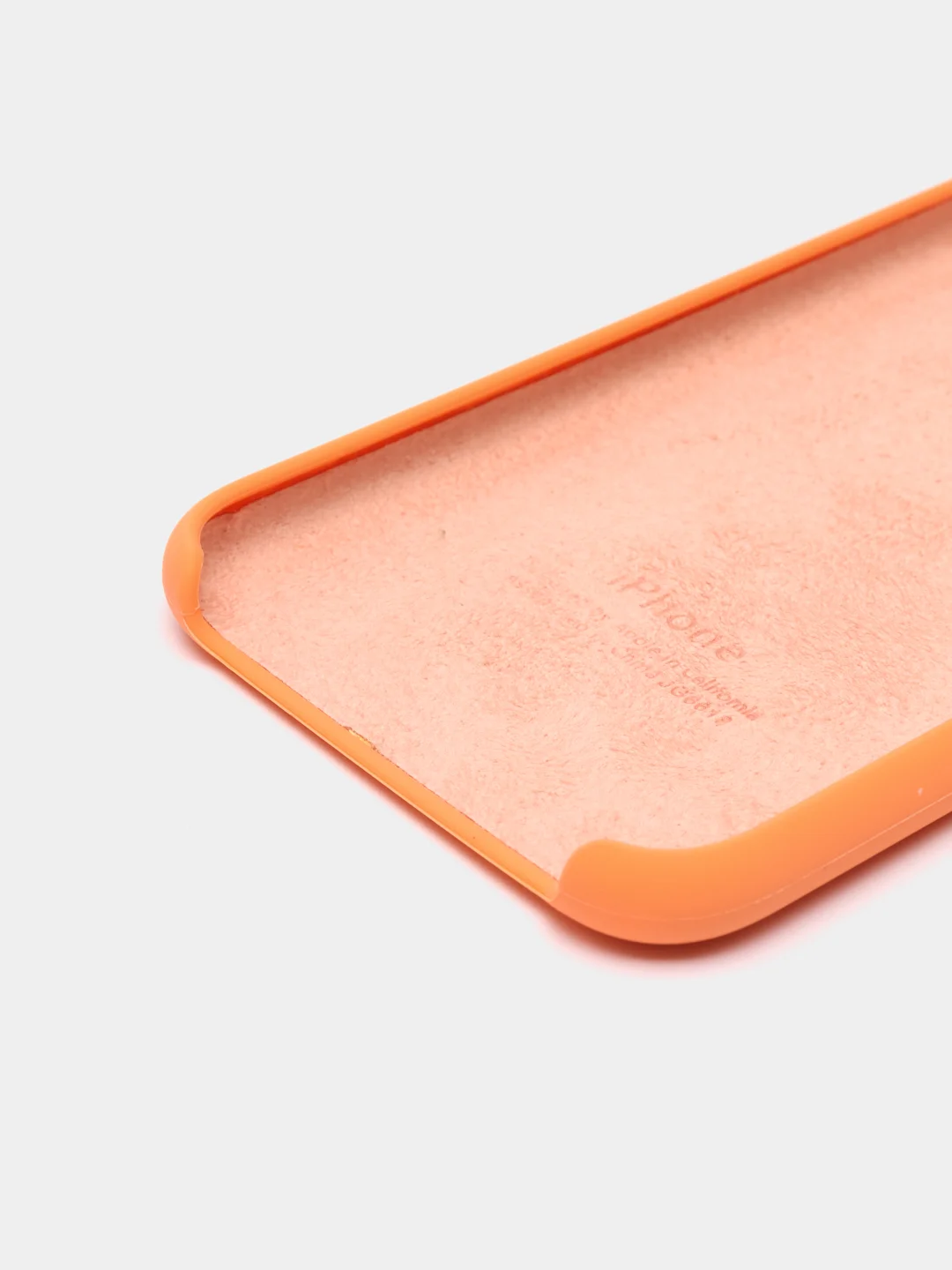 Оранжевый чехол Silicone Case для iPhone 11